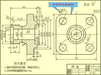 機械設計中尺寸標注知識,教你看懂復雜的機械加工圖紙